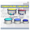 10 Pcs Steel Push & Lock Bowl Set (10PL1N)